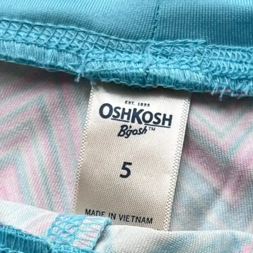 🍭6/$30 OshKosh B'Gosh Girl's Multicolor Zig Zag Pattern Athletic Leggings - 5